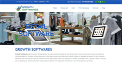 Desktop Screenshot of growthsoftwares.com