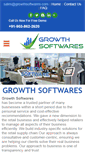 Mobile Screenshot of growthsoftwares.com